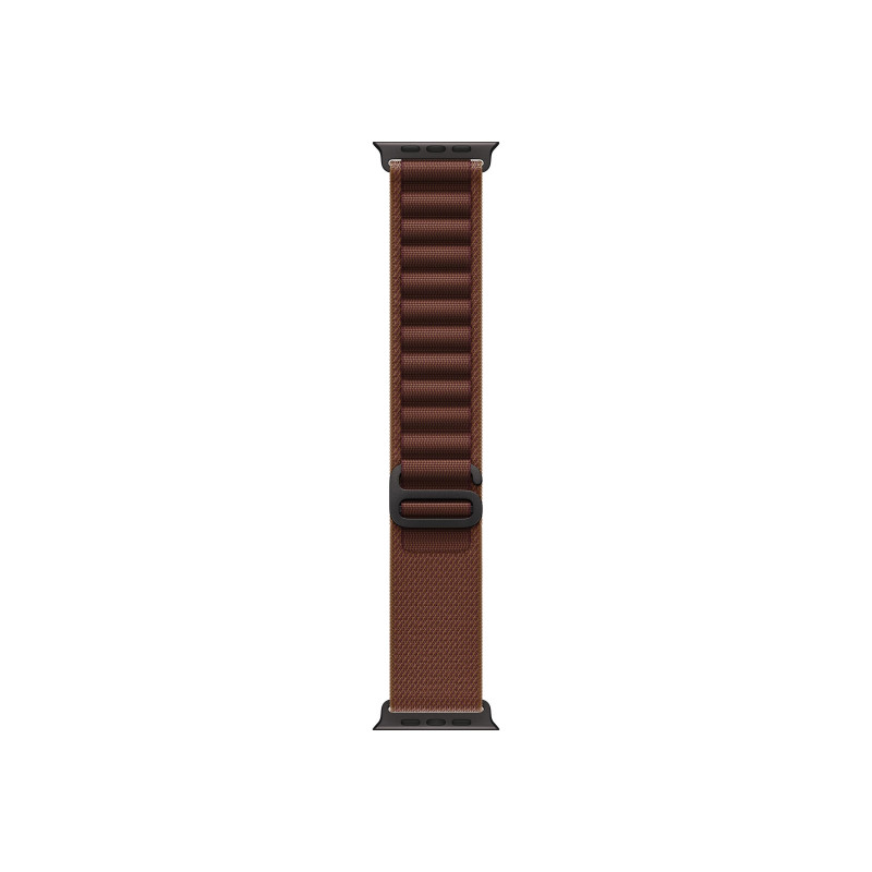 Apple Alpine Loop bracelete para smartwatch 49 mm, bordeaux, tamanho grande, acabamento em titânio preto, MKF24ZM/A