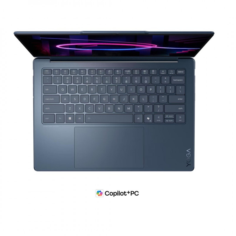 Lenovo Yoga 9i 2-in-1 Aura Edition 14IPH11 83SE001XPB portátil, 14" 2,8K OLED tátil, Intel Core Ultra 7 355, 32 GB RAM, SSD de 512 GB, azul