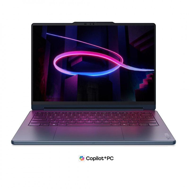 Lenovo Yoga 9i 2-in-1 Aura Edition 14IPH11 83SE001XPB portátil, 14" 2,8K OLED tátil, Intel Core Ultra 7 355, 32 GB RAM, SSD de 512 GB, azul