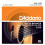 D'Addario EJ10 cordas para guitarra acústica, 10-47