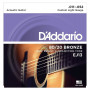 D'Addario EJ13 cordas para guitarra acústica, 11-52
