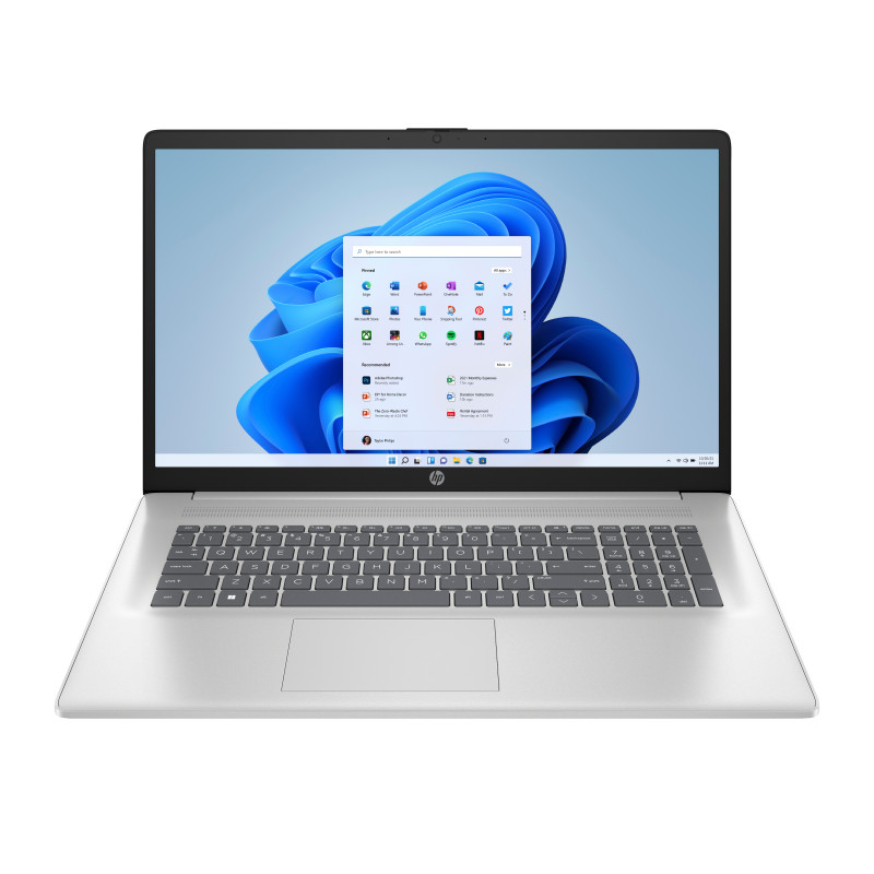 HP 17-cp3575ng portátil, AMD Ryzen 7 7730U, 16 GB de RAM, SSD de 1 TB, teclado alemão (QWERTZ)
