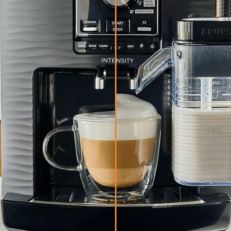 Máquina de café Krups EA5028E0 Intensity Milk, 1450 W, 15 bar