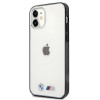 Capa rígida BMW BMHCP12SMBTOK Sandblast para Apple iPhone 12 mini, transparente