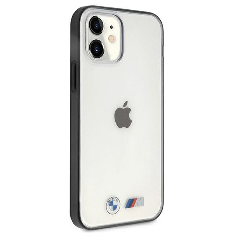Capa rígida BMW BMHCP12SMBTOK Sandblast para Apple iPhone 12 mini, transparente