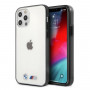 Capa rígida BMW BMHCP12LMBTOK Sandblast para Apple iPhone 12 Pro Max, transparente