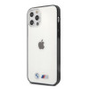 Capa rígida BMW BMHCP12LMBTOK Sandblast para Apple iPhone 12 Pro Max, transparente