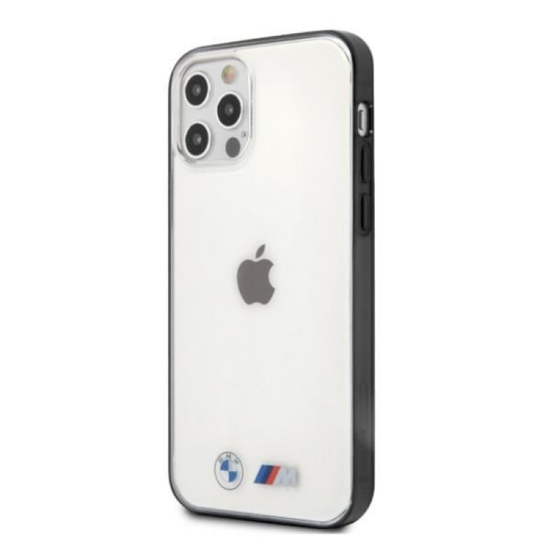 Capa rígida BMW BMHCP12LMBTOK Sandblast para Apple iPhone 12 Pro Max, transparente