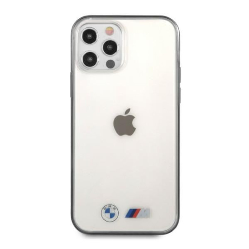 Capa rígida BMW BMHCP12LMBTOK Sandblast para Apple iPhone 12 Pro Max, transparente