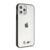 Capa rígida BMW BMHCP12LMBTOK Sandblast para Apple iPhone 12 Pro Max, transparente