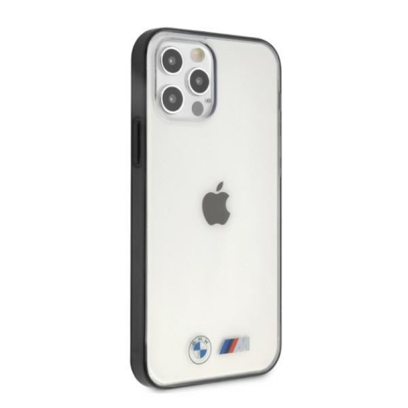 Capa rígida BMW BMHCP12LMBTOK Sandblast para Apple iPhone 12 Pro Max, transparente