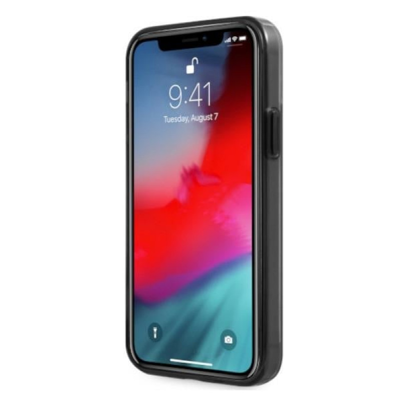 Capa rígida BMW BMHCP12LMBTOK Sandblast para Apple iPhone 12 Pro Max, transparente