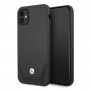 Capa rígida BMW BMHCN61RSWPK Leather Perforate para Apple iPhone 11, preta