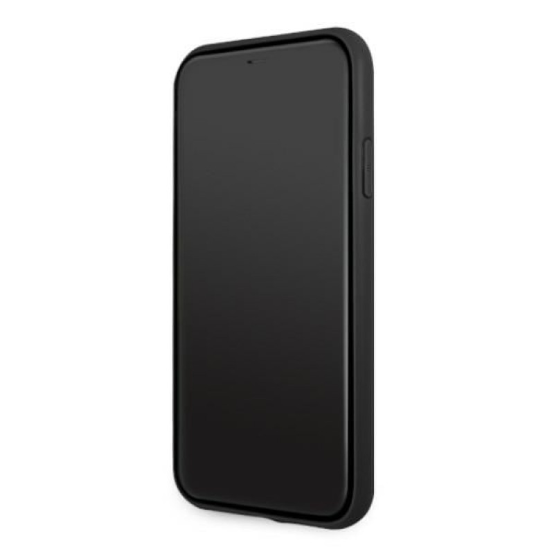 Capa rígida BMW BMHCN61RSWPK Leather Perforate para Apple iPhone 11, preta