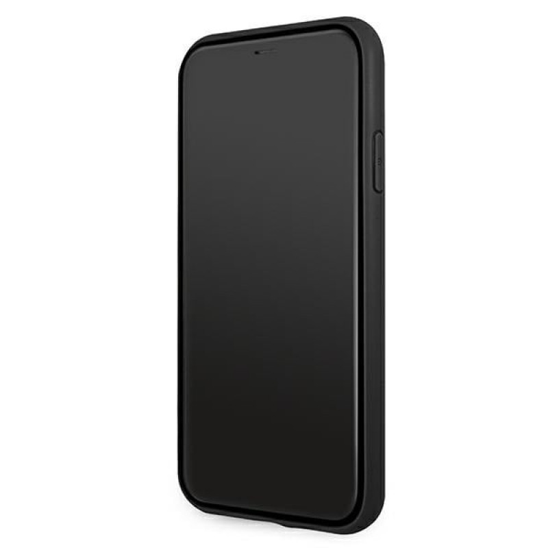 Capa rígida BMW BMHCN61RSPPR Leather Curve Perforate para Apple iPhone 11, vermelha