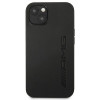 Capa rígida Mercedes-AMG AMHCP13MDOLBK Leather Hot Stamped para Apple iPhone 13, preta