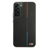 BMW BMHCS22MTRTBK capa rígida para Samsung Galaxy S22+, M Collection Triangles, preta