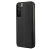 BMW BMBKS22MTRTBK capa tipo livro para Samsung Galaxy S22+, M Collection Triangles, preta