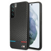 BMW BMHCS22MPUCARTCBK capa rígida para Samsung Galaxy S22+, M Collection Triangles, preta