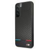 BMW BMHCS22MPUCARTCBK capa rígida para Samsung Galaxy S22+, M Collection Triangles, preta