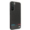 BMW BMHCS22MPUCARTCBK capa rígida para Samsung Galaxy S22+, M Collection Triangles, preta