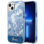 Guess GUHCP14MHGPLHB capa rígida para Apple iPhone 14 Plus / 15 Plus, Porcelain Collection, azul