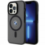 BMW BMHMP14LDSLK Signature MagSafe capa rígida para Apple iPhone 14 Pro, preta