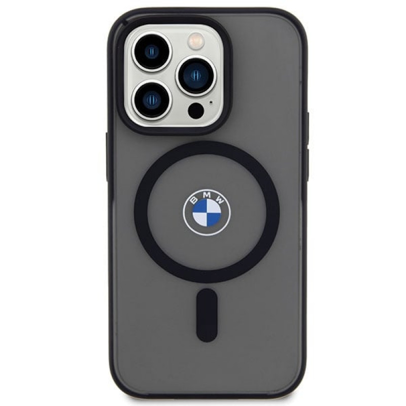 BMW BMHMP14XDSLK Signature MagSafe capa rígida para Apple iPhone 14 Pro Max, preta