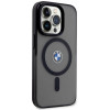 BMW BMHMP14XDSLK Signature MagSafe capa rígida para Apple iPhone 14 Pro Max, preta