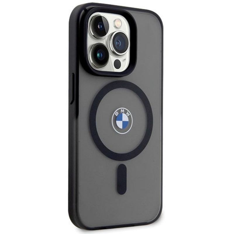 BMW BMHMP14XDSLK Signature MagSafe capa rígida para Apple iPhone 14 Pro Max, preta