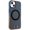 BMW BMHMP14MHTGE Gradient Bumper MagSafe capa rígida para Apple iPhone 14 Plus / 15 Plus, cinzenta