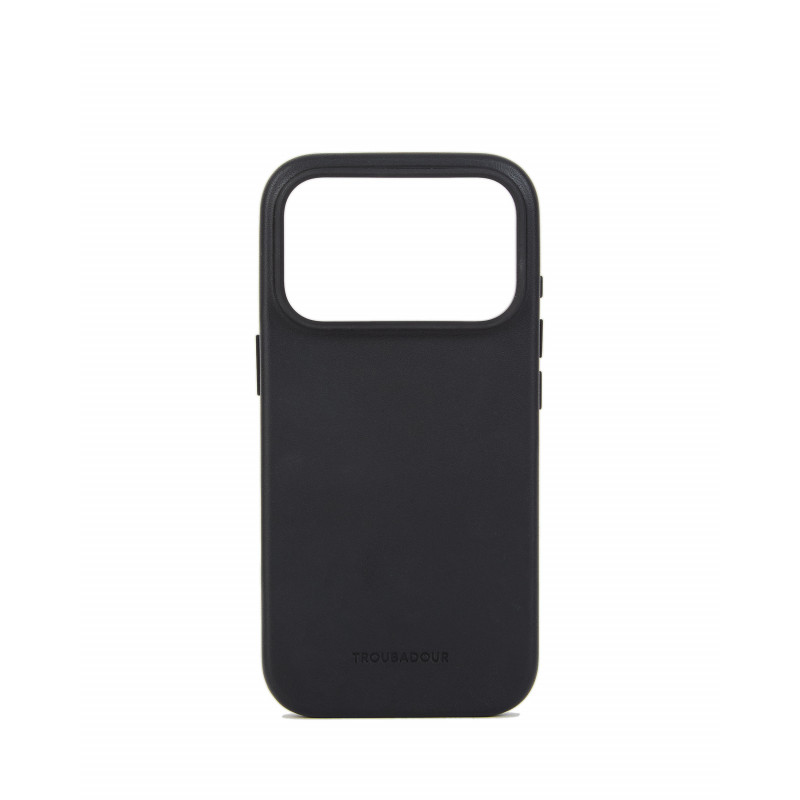 Mujjo Troubadour capa de pele para Apple iPhone 18 Pro / 17 Pro, MagSafe, preta