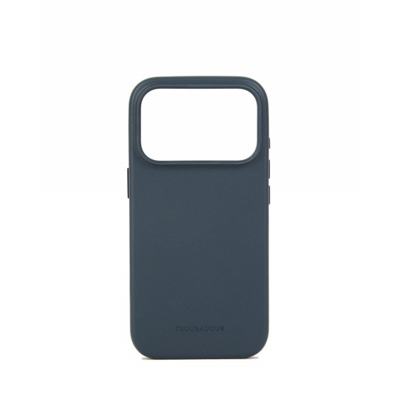 Mujjo Troubadour capa de pele para Apple iPhone 18 Pro / 17 Pro, MagSafe, basalto