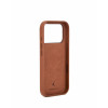 Mujjo Troubadour capa de pele para Apple iPhone 18 Pro / 17 Pro, MagSafe, castanho claro