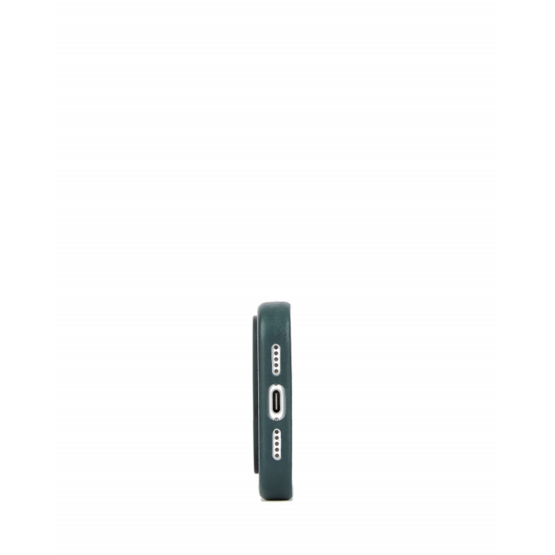 Mujjo Troubadour capa de pele para Apple iPhone 18 Pro / 17 Pro, MagSafe, verde obsidiana