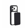 Mujjo Troubadour Modular capa de pele para Apple iPhone 18 Pro / 17 Pro, MagSafe, preta