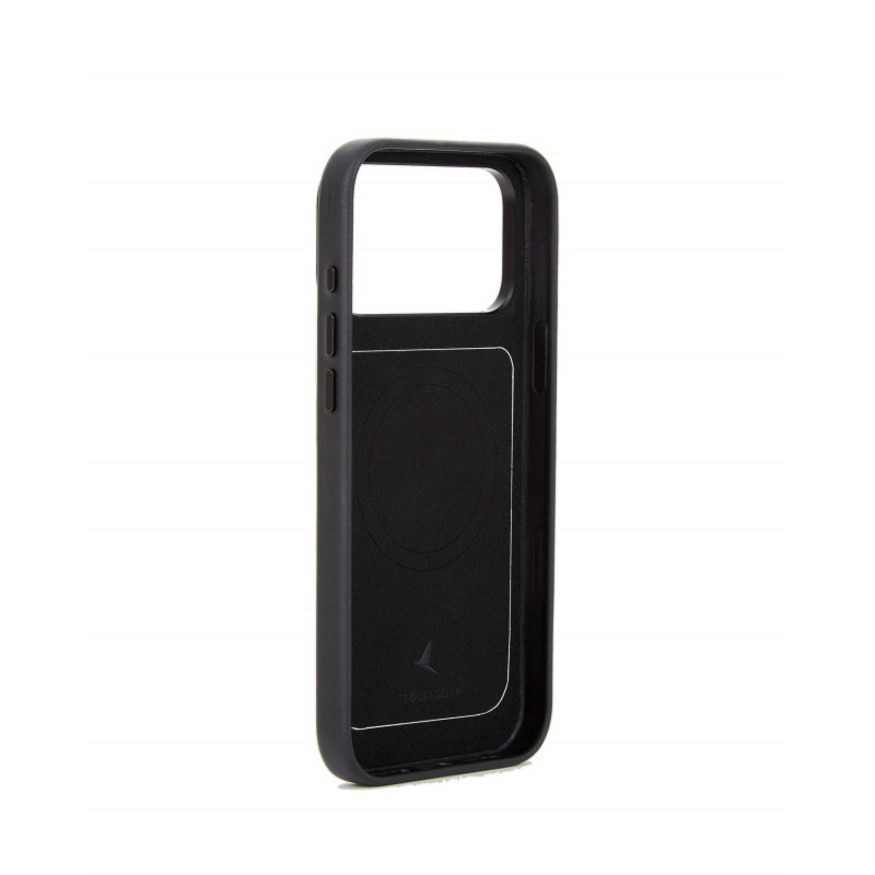 Mujjo Troubadour Modular Leather Case capa de pele para Apple iPhone 18 Pro Max / 17 Pro Max, MagSafe, preta