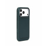 Mujjo Troubadour Modular Leather Case capa de pele para Apple iPhone 18 Pro Max / 17 Pro Max, MagSafe, verde obsidiana