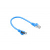 Lanberg PCF6-10CC-0025-B cabo de rede Cat6 F/UTP, 0,25 m, azul