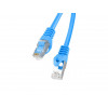 Lanberg PCF6-10CC-0050-B cabo de rede Cat6 F/UTP, 0,5 m, azul