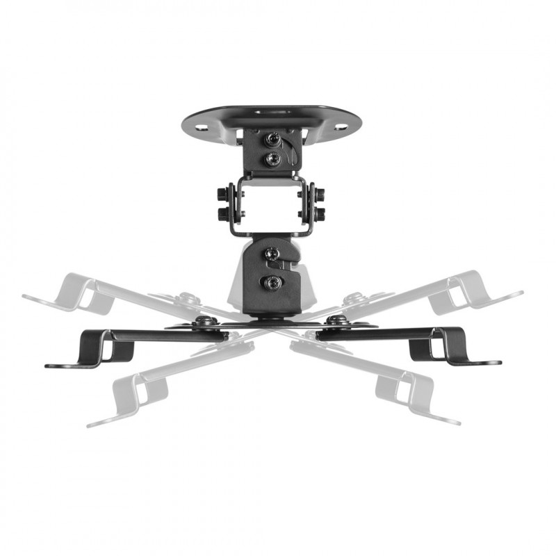 Maclean MC-200 B suporte de teto para projetores, 54–320 mm, até 13,5 kg, preto