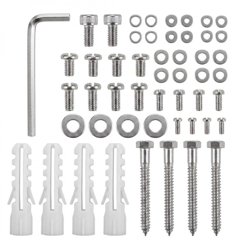 Maclean MC-200 W suporte de teto para projetores, aço, 54–320 mm, até 13,5 kg, branco