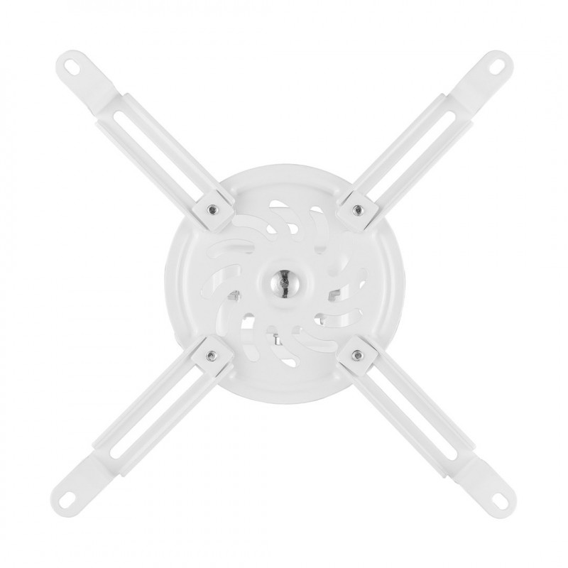 Maclean MC-200 W suporte de teto para projetores, aço, 54–320 mm, até 13,5 kg, branco