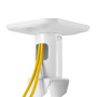 Maclean MC-208 W suporte de teto para projetores, aço, 180–310 mm, até 15 kg, branco