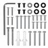 Maclean MC-208 W suporte de teto para projetores, aço, 180–310 mm, até 15 kg, branco