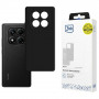 3MK Matt Case Xiaomi Redmi Note 14 Pro 4G capa, preta