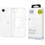 3MK Clear MagCase Apple iPhone 17e / 16e capa com MagSafe, transparente