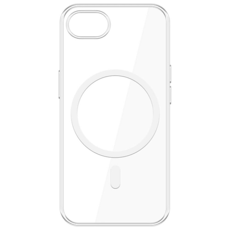 3MK Clear MagCase Apple iPhone 17e / 16e capa com MagSafe, transparente