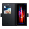 3MK Wallet Case capa tipo carteira para Samsung Galaxy S25 Edge, preta
