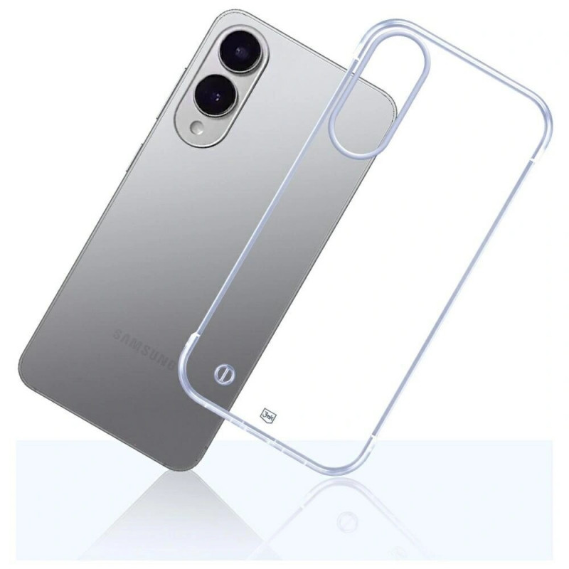 3MK Just20g Clear Case capa para Samsung Galaxy S25 Edge, transparente
